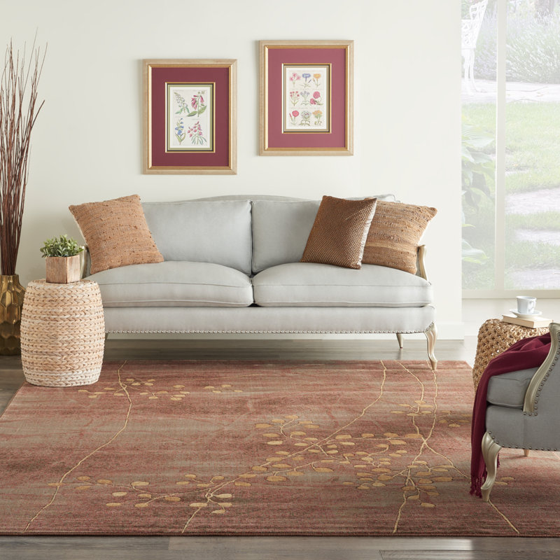 Floral Area Rug, Rectangle 236 x 330cm