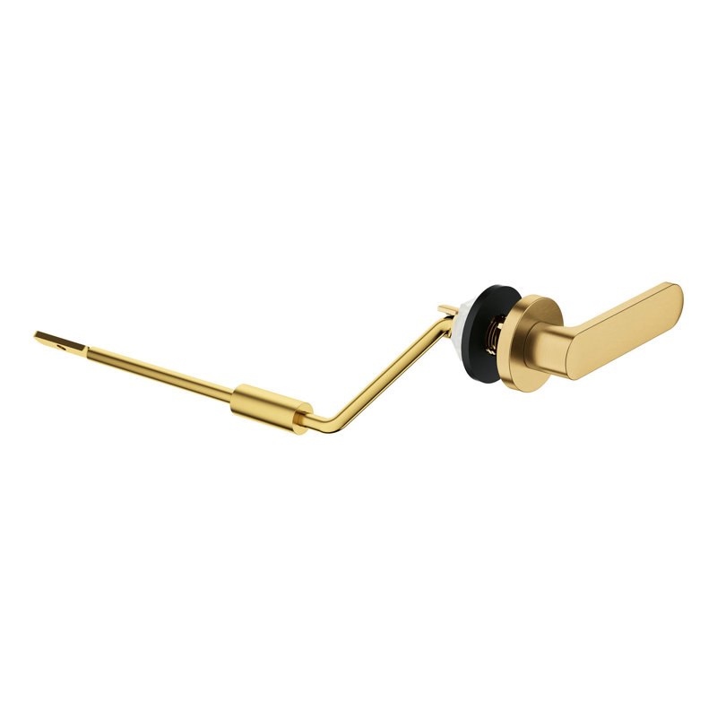 Essence Right-Hand Trip Lever, Brushed Cool Sunrise