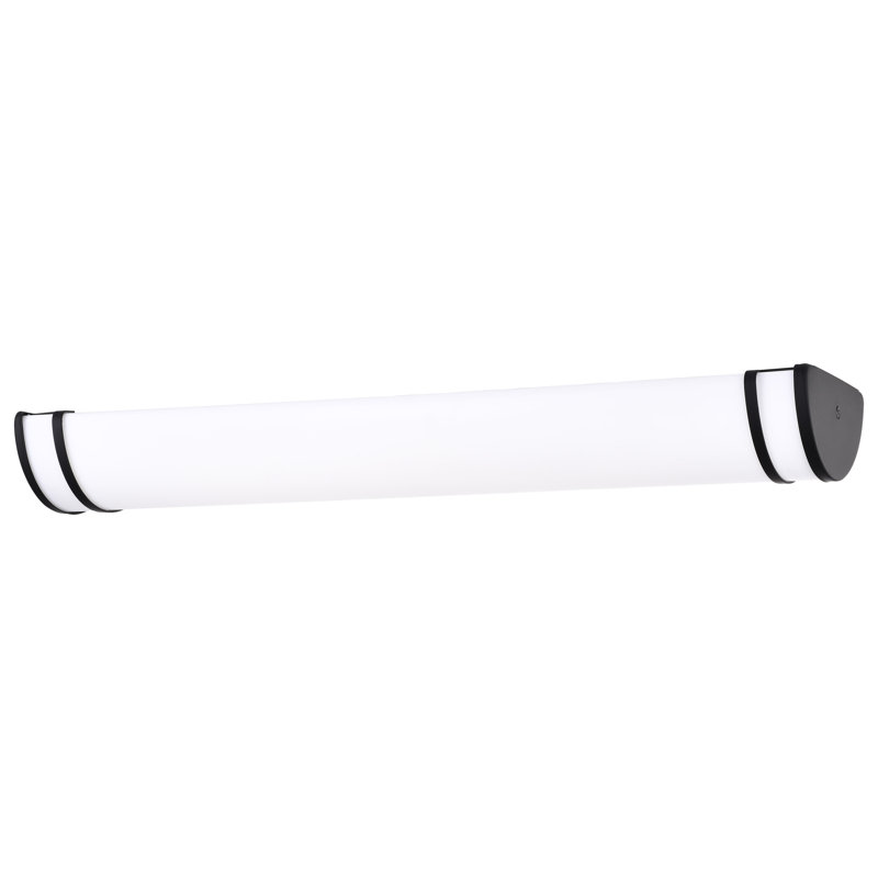 Florez Dimmable LED Bath Bar, Matte Black