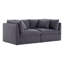 Canapé modulaire rembourré 81 po Annabella-1276619319