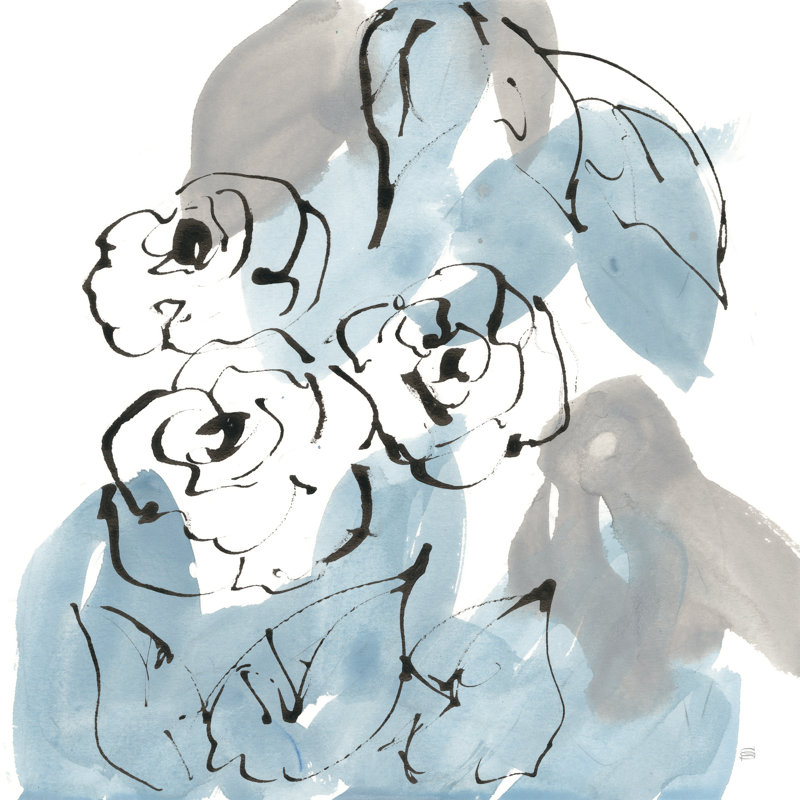 Bleu neutre II, H 30 po x l 30 po