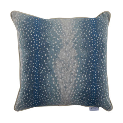 Fawn Chambray Outdoor Throw Pillow