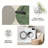 Green Linear Abstract area rugs for Living Room, Soft and Comfortable, Suitable for all seasons, easy to maintain, machine washable Indoor floor mat, Under Table Farmhouse suitable for Bedroom, Dining Room, Study, Patio, Balcony, Home Decor-1532927387