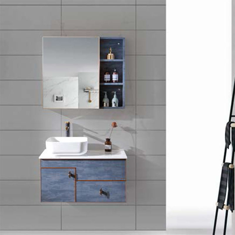 Ensemble de meuble-lavabo mural simple de 28 po avec Miroir dione