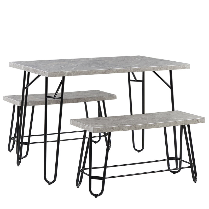 Crossley 4 - Person Patio Dining Set with Rectangular Table