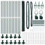 Vidaxl Fence With Posts PVC-Coated Steel-116797854-116797849