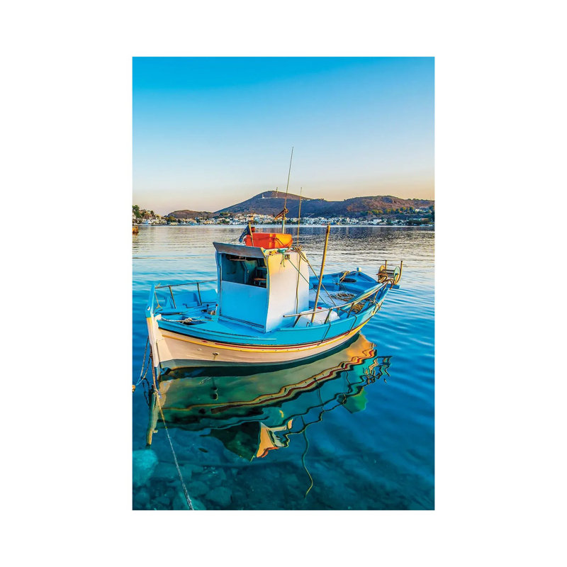 Patmos II by Nejdet Duzen - Gallery-Wrapped Canvas Giclée on Canvas, Canvas, 20.32 cm H x 30.48 cm W