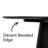 Modern 5-Piece Round Dining Set With Pedestal Base Table And Upholstered Side Chairs-1504380180
