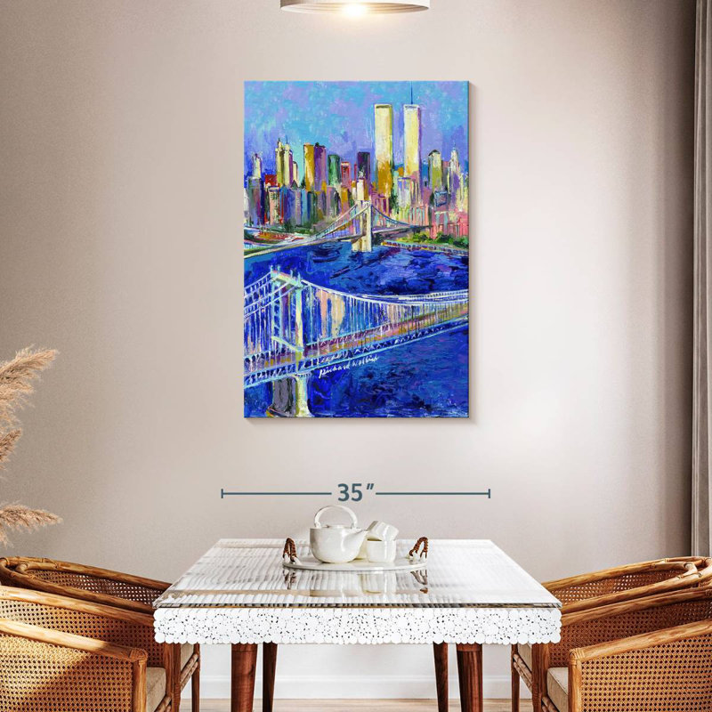 Sirci vibrant New York, H 45 po x l 30 po