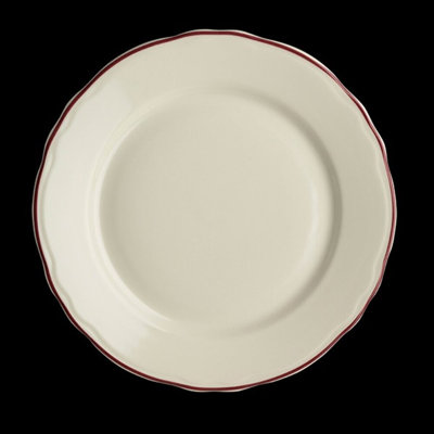 Plate In Styleline Maroon