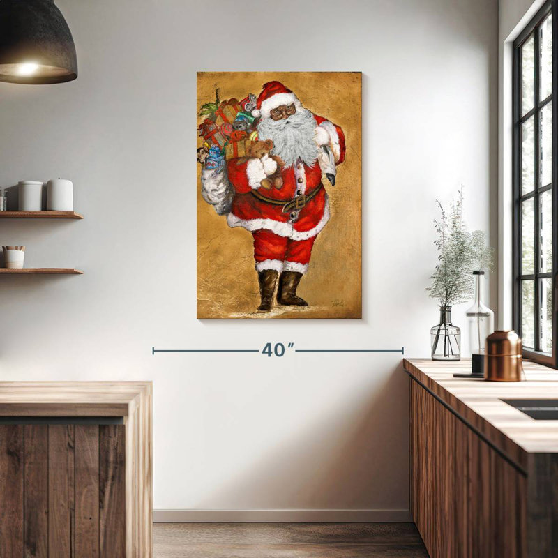 Lelend, cadeaux afro-américains de St. Nick, H 39 po x l 26 po