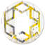 Miroir mural Hexagon Star-45623173