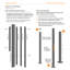OUTDECO Black Metal Post Kit / System
