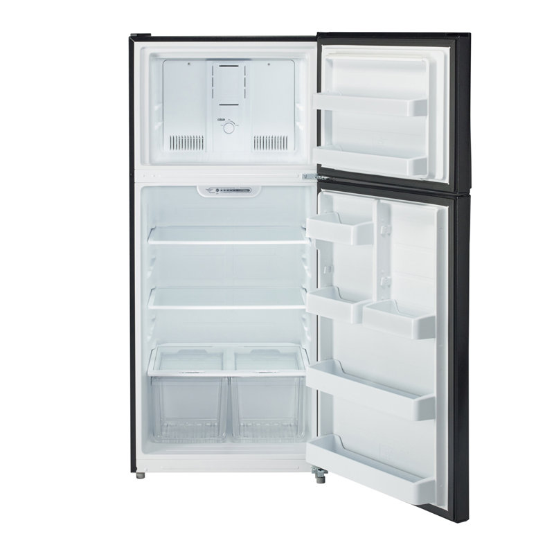 Moffat 18 pieds cubes Réfrigérateur à congélateur supérieur noir - Mte18htkbb, Noir