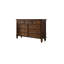 Commode d'appoint en bois massif style rétro