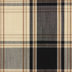 Brown and Black Plaid Polyester Blend