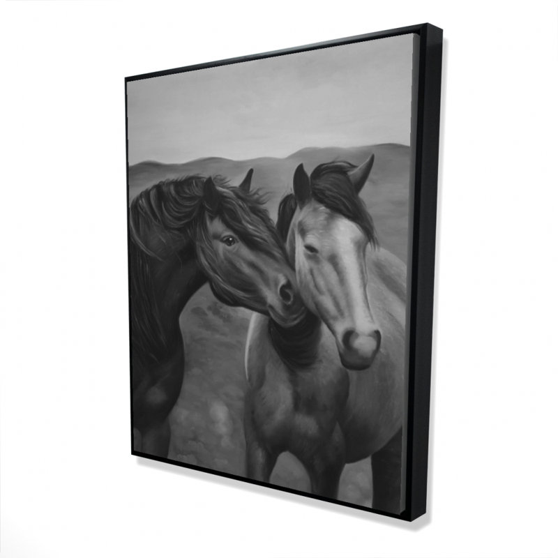 "Tendresse" sur toile