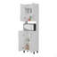 Garde-manger double blanc avec rangement ouvert