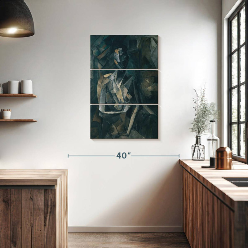 Avery Seated Nude, 38" H x 24" W