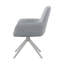 Chaise de salle à manger rembourrée en tissu