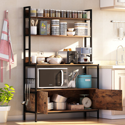 39.3'' Steel Baker's Rack with Microwave Compatibility