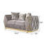 Ensemble de salon 2 pièces Dulaney Taupe-1952953817-1952953823