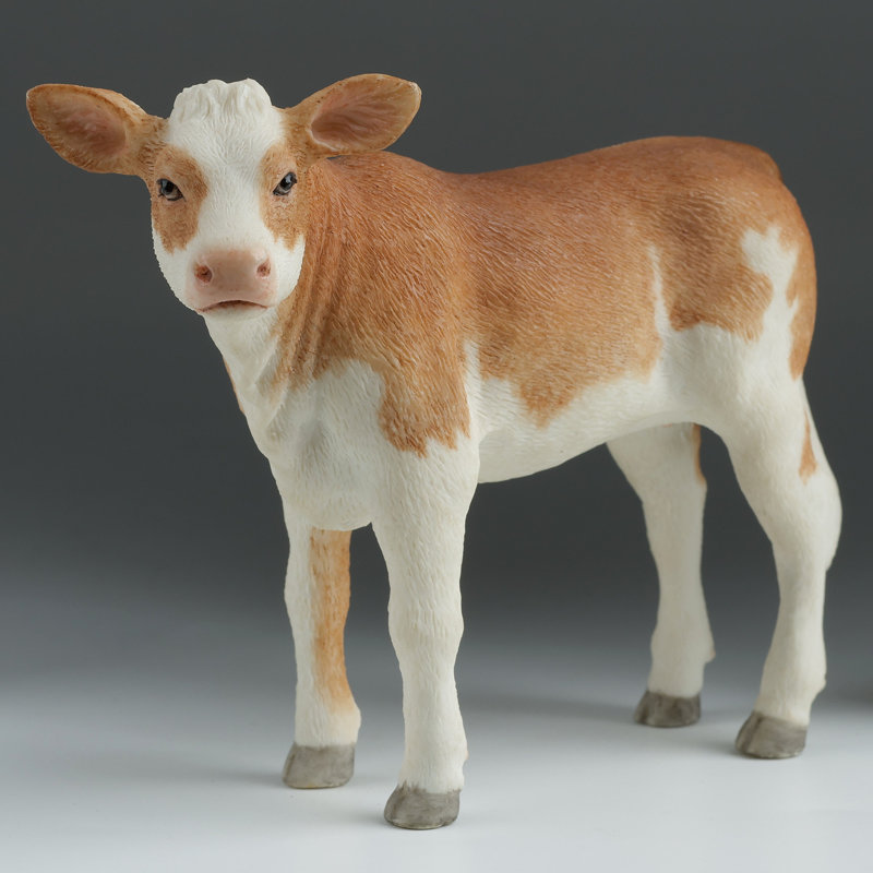 4,92 pouces L en cuir de veau Ayrshire multicolore