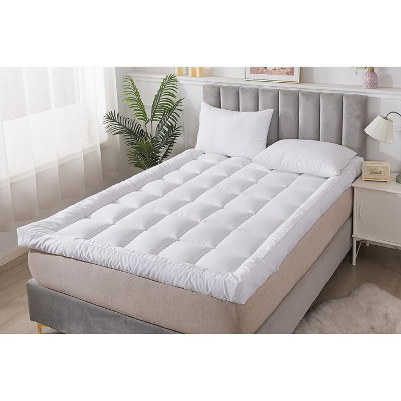 Cornette White Noise 4inch Microfiber Mattress Topper, Double (4'6)