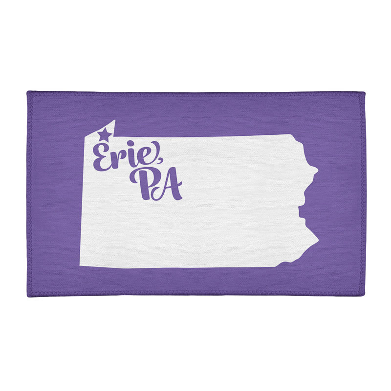 Tapis en poly-chenille erie pennsylvanie, Rectangle 3 pi x 5 pi
