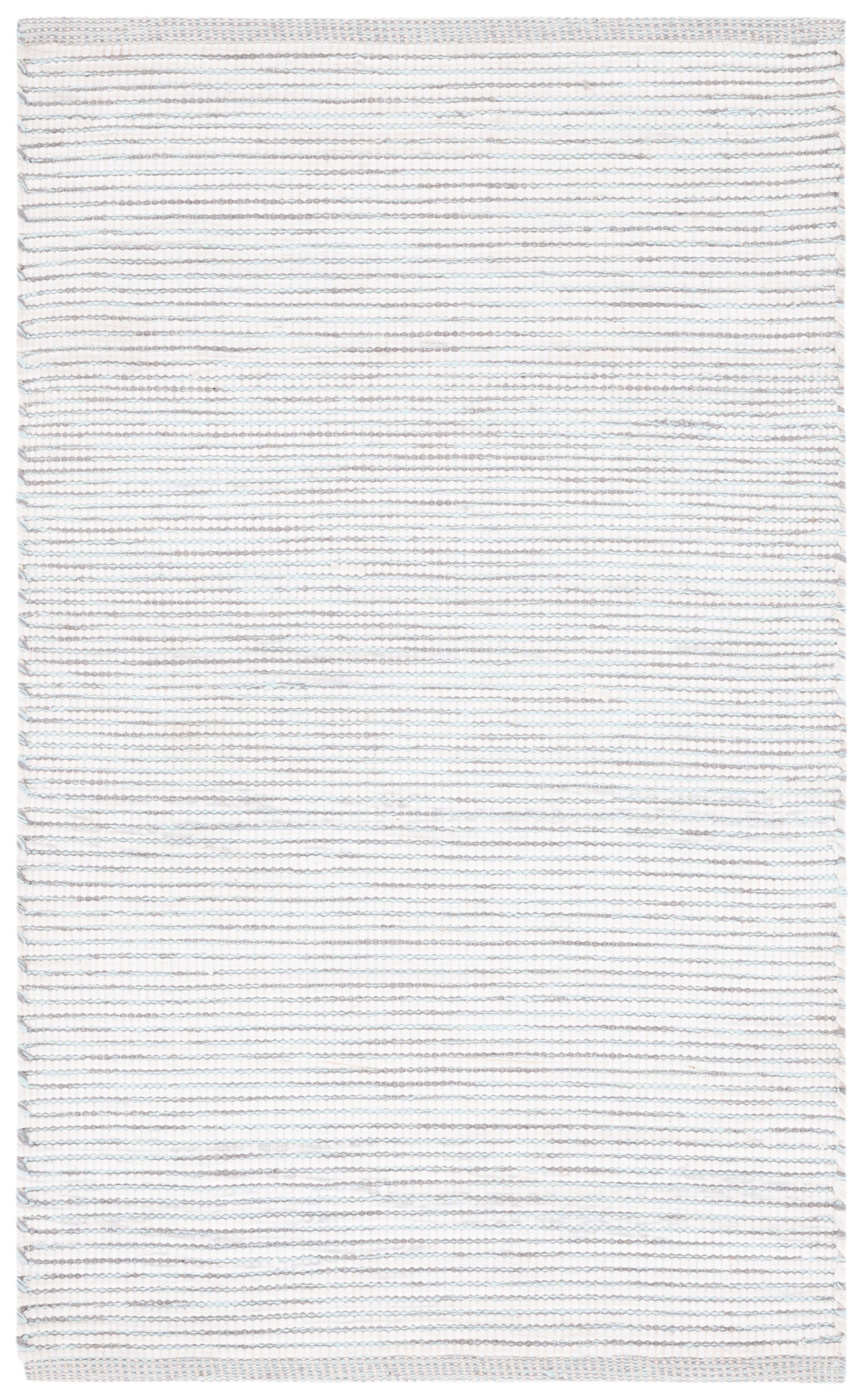 Latitude Run® Handmade Flatweave Cotton Area Rug in Turquoise / Ivory ...