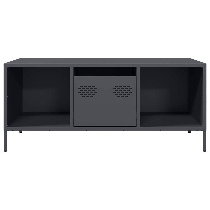Alizai Coffee Table with Storage, Anthracite