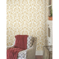 Wayfair  Self-Adhesive Yellow Wallpaper You'll Love in 2024