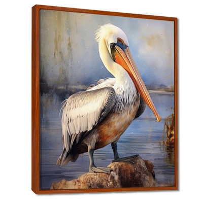 Majestic Pelican III - Pelican Canvas Wall Art