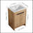 Steffany 24 " W Freestanding Standard Free Standing 1 Single Vanity Bathroom Vanity With Ceramic Top-1619994273