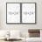 Ensemble de 2 reproductions encadrées sur toile-73882967-73882968