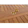 Balboa Teak Folding Dining Table