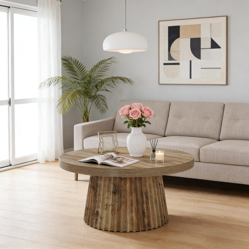 Table ronde ronde, table basse, centre de table circulaire