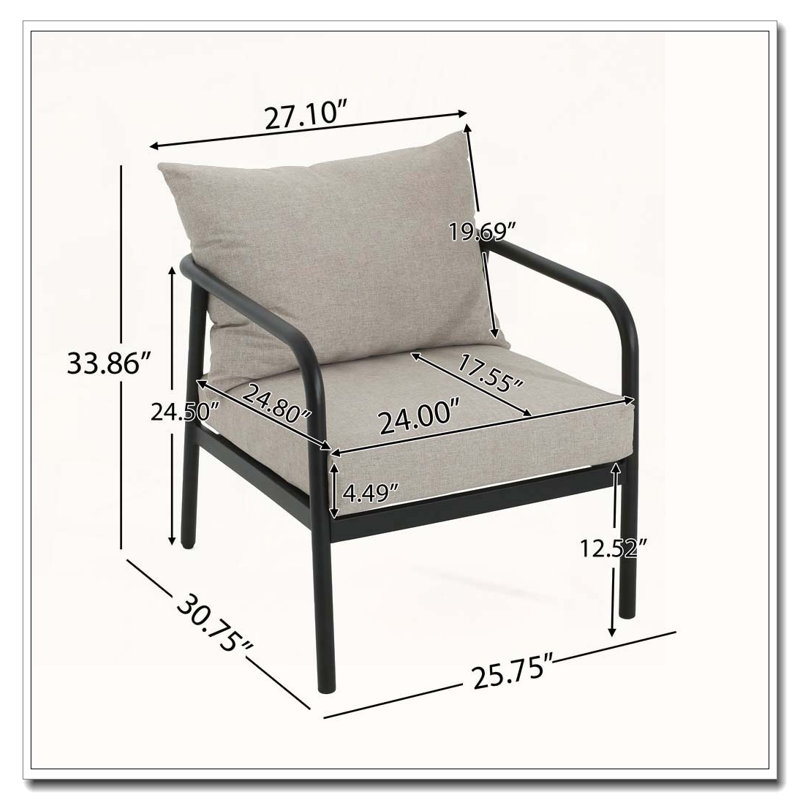 Fauteuil club d'extérieur