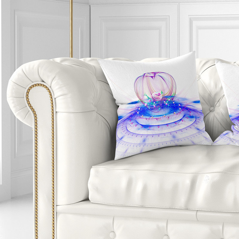 Coussin décoratif à motif floral 3d artful, 18 po x 18 po, Coussin décoratif