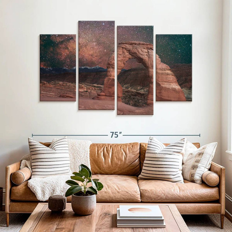 Oberle Starlit Delicate Arch, 42" H x 68" W