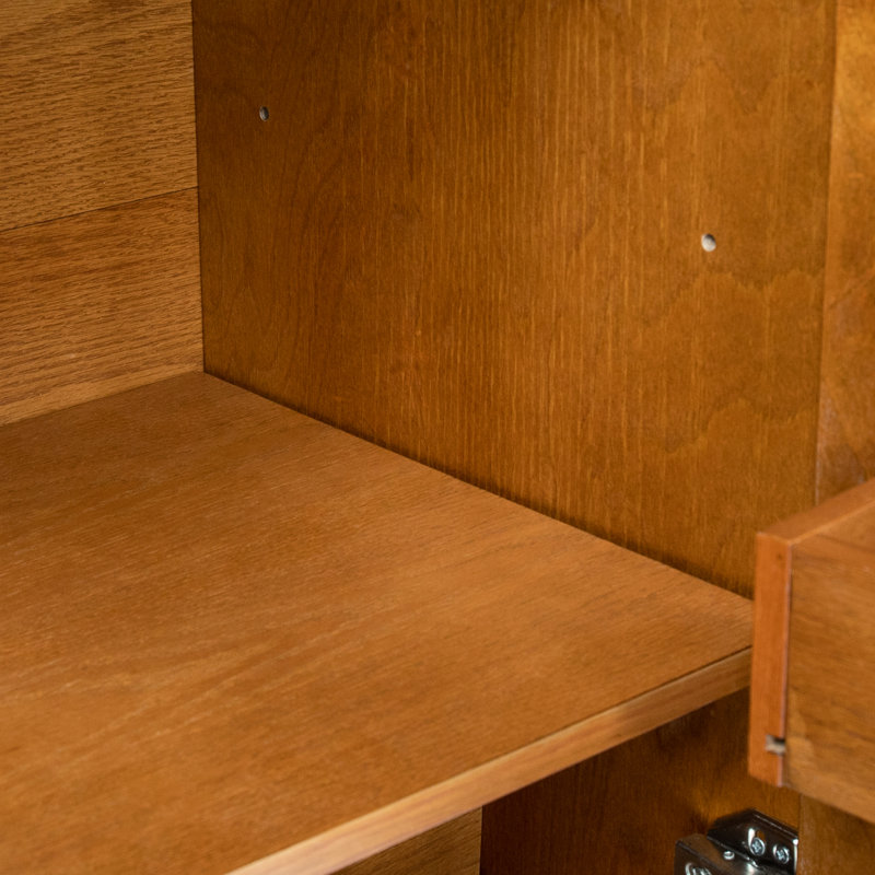 Armoire à vin 31,5 "avec tablette ouverte et rangement, pour le bureau à domicile, fabrication moderne et solide - assure la longévité