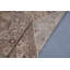 Tapis de luxe brun, tapis marocains, tapis rétro, grands tapis de 6,6 x 6,3 pi, tapis turc