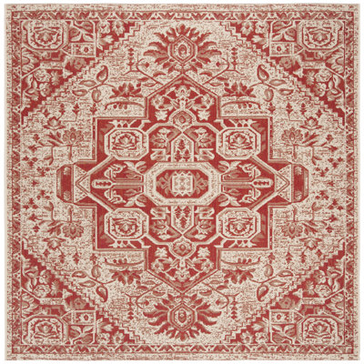 Donivin Beach House Performance Oriental Indoor/Outdoor Area Rug