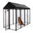 12 Panels Folding Hinges Dog Kennel