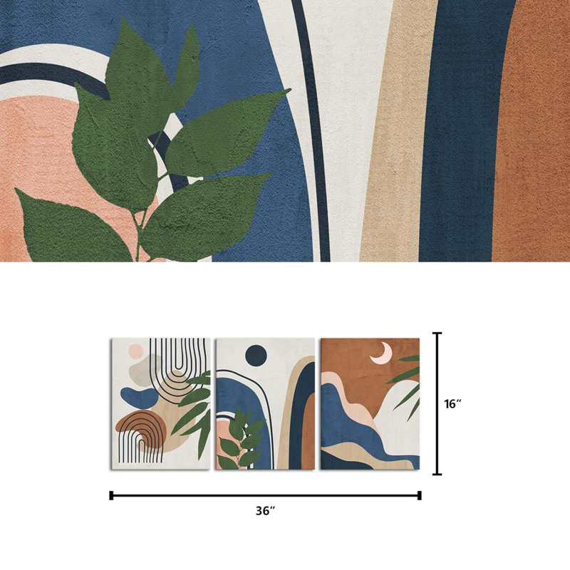 3 Piece Wrapped Canvas Print