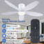 Ventilateurs de plafond encastrés avec lumières et télécommande / app-640242894-640242899