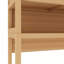 Support de rangement en bambou pour toilette avec tablette ouverte de très grande capacité et portes à persiennes pour une organisation peu encombrante de la salle de bain-1074998217