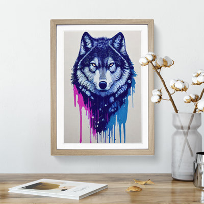 Painted Wolf No.3 - Wall Art