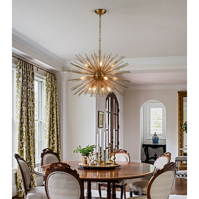 Keirrah 12 - Light Dimmable Sputnik Sphere Chandelier