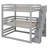 Triple Bunk Bed With Storage Staircase,Separate Design-1864931690
